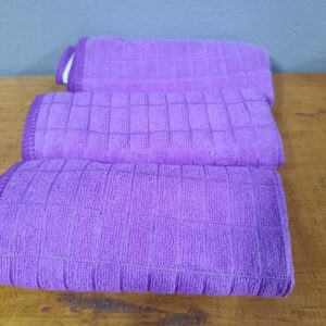 Flanela microfibra roxa 28 x 38